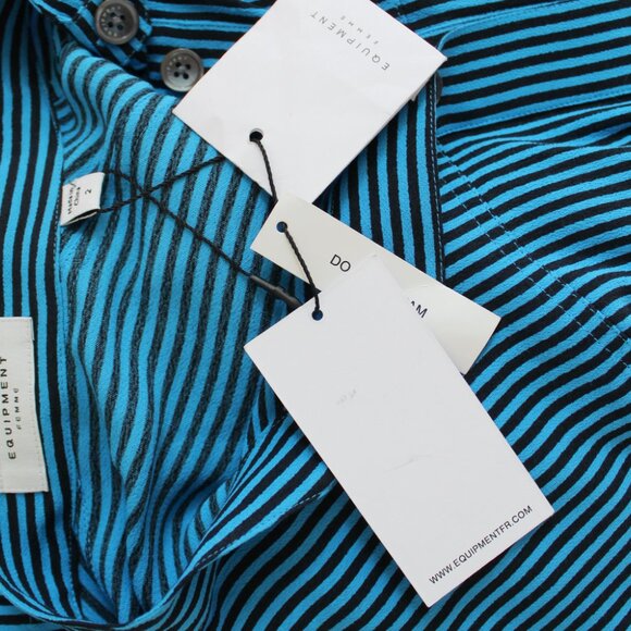 NWT Equipment Striped Shirt Dress, US 2 - Picture 5 of 15